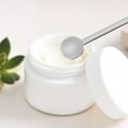 thumbnail image 2 of Unique Bargains 2 Pcs Mini Makeup Cosmetic Spoon Hangable Round Facial Mask Spatula Silver Tone, 2 of 6