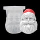 thumbnail image 5 of de rie navideña Árbol de Navidad Papá Noel Adornos de silicona Herramientas hechas Durable BLESIY Molde de resina epoxi, 5 of 8