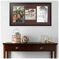 thumbnail image 2 of ArtToFrames Collage Photo Picture Frame with 1 - 8x8 and 2 - 8x12" Openings, Framed in Black with Maroon and Black Mats (CDM-3926-1630), 2 of 8