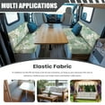 thumbnail image 3 of Uorisanigo RV Dinette Cushion Covers with Elastic Band Jasmine Print Camper Cushion Covers for RV Camper Car Bench 1 Backrest Cover & 1 Bench Cover, Universal Fit & Machine Washable, 3 of 7