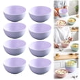 thumbnail image 2 of Dinnerware Set 8Pcs Cereal Bowls Dishwasher & Microwave Wheat Bowls Easy to Clean Lightweight Desserts & Soup Bowl Portable for Picnics ，Snack Plastic Bowls Set，Multi Color, 2 of 9