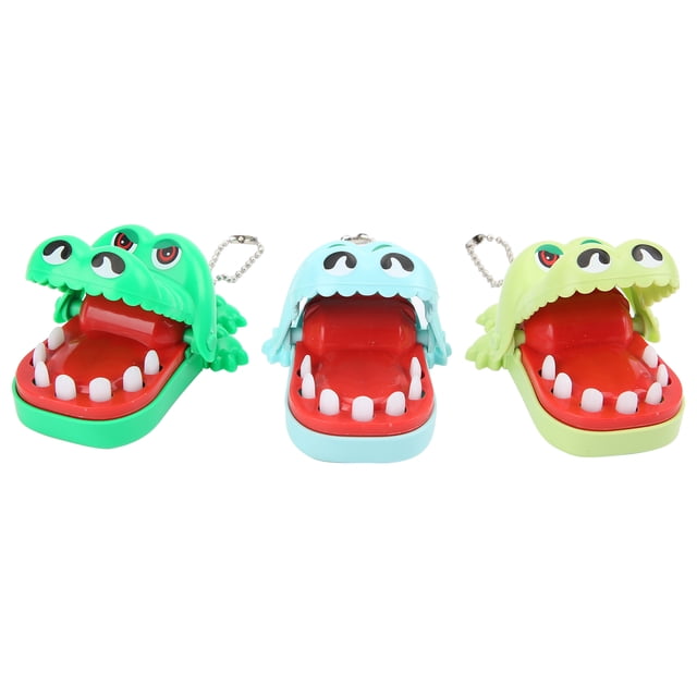 Juego De Juguetes Para Dientes De Cocodrilo, Juego De Llavero Para Juegos De Dentista Con Dedos Para Morder, Para Niños Y Adultos
