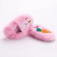 thumbnail image 3 of Toddler Boys Slippers Cartoon Cute Animals Plush Warm Home Shoes, 3 of 5