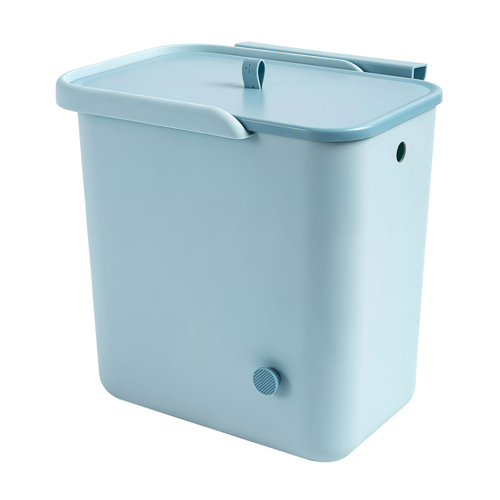 Wall hanging trash canDrillfree wall hanging trash bin, simply hung