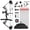 black, variant on Junior Compound Bow Set for Youth, Kids, Beginners & Women, Lightweight Design, 10-40Lbs Draw Weight, 16"-28" Draw Length, 290fps, Fully Adjustable