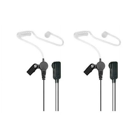 UPC: 0046014298637 | Midland AVPH3 Transparent Surveillance Headsets 2-Pack Transparent Security Headsets with PTT/VOX