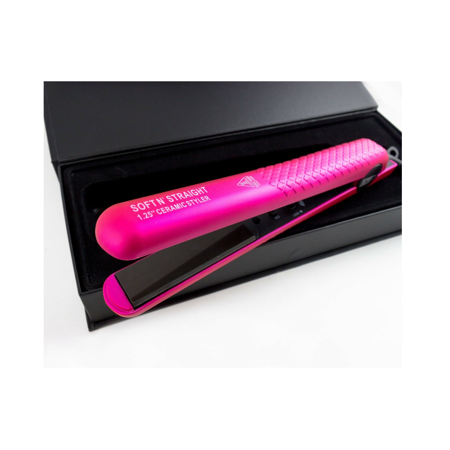 Nubi Soft and Straight Hair Straightener - Pink