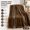 01 Brown Leopard, variant on Leopard Print Fleece Throw Blanket for Bed Sofa Travel Camping, Super Soft Cozy Plush Cheetah Print Blanket 60"x80" Mocha Brown