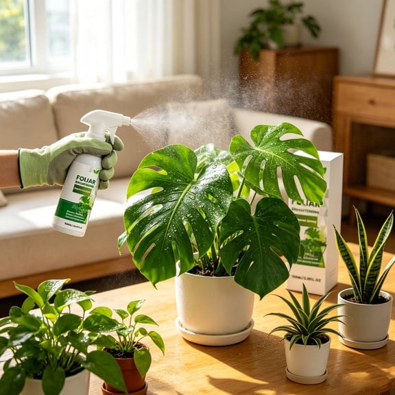 100ml Plant Leaf Shine Spray, Foliage Brightener & Dust Remover, Indoor Potted Plant Nutrition & Protection Agent