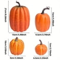thumbnail image 2 of 7Pcs Artificial Pumpkins Fall Decoration Assorted Faux Pumpkin Cute Foam Pumpkins for Home Outside Halloween Decorating (Pink), 2 of 8