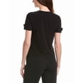 thumbnail image 2 of CeCe womens  Bow Sleeve Top, s, Black, 2 of 3