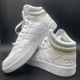 thumbnail image 1 of Ad-id-as Hoops 3.0 Mid Classic Gold Metallic Women's Shoes Size 9.5-11 NWT GY4752, 1 of 6