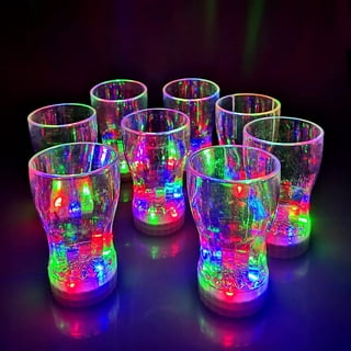 Light up Beer Cup,LED Beer Cup Glow in The Dark Party Favor Supplies , 2  Pack 