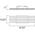 thumbnail image 4 of E24541-PC-ET2 Lighting-Wake-43.2W 5 LED Flush Mount-14.25 Inches wide by 7 inches high, 4 of 4