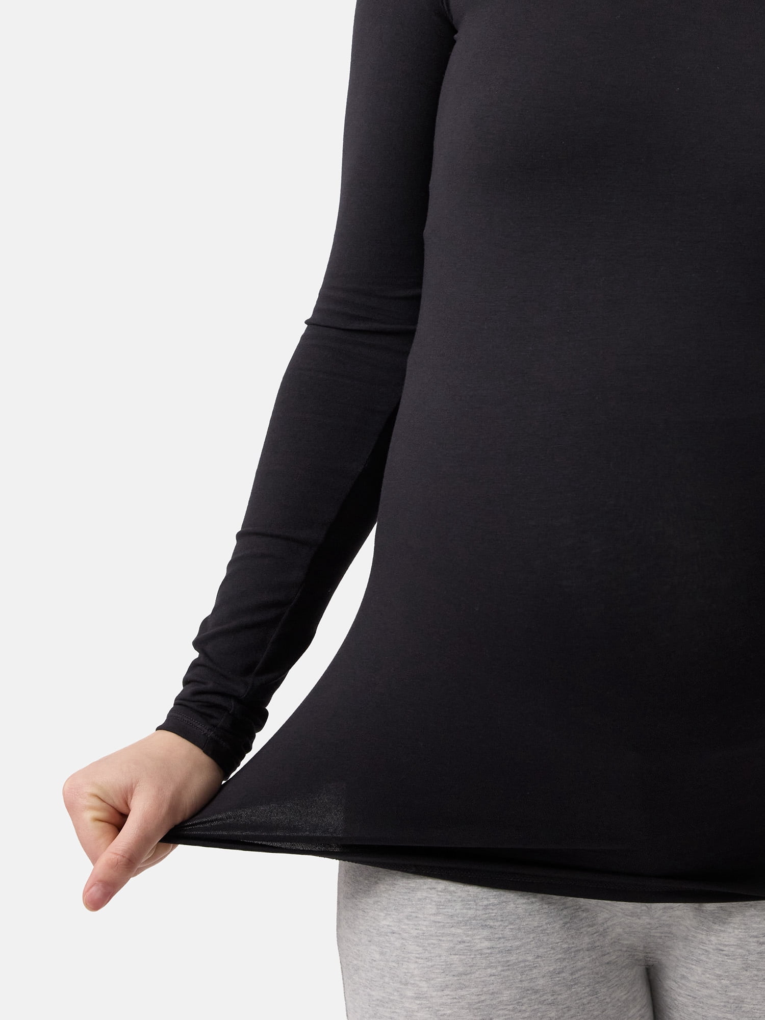 Ingrid & Isabel For Every Belly Women's Maternity Cotton Stretch Jersey Long Sleeve T-Shirt, Sizes S-XXXL