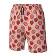 thumbnail image 4 of Goofa Maillots de Bain Imprimés Fraises pour Hommes Été Séchage Rapide Short de Plage Maillots de Bain-3TG, 4 of 6