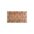 thumbnail image 2 of 2 Piece Bohemian Farmhouse Orange Vintage Rug Kitchen Rug Set, Decor Kitchen Rugs, Absorbent Non-Slip Washable Floor Mats, Home Indoor Runner Rugs 17"x47"+17"x30", 2 of 7