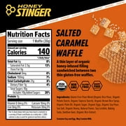 Honey Stinger Organic Gluten-Free Energy Waffle Snack, Salted Caramel, 1.06 oz, 16 Count