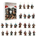 thumbnail image 1 of Advent Calendar Christmas Advent Calendar 2024 Contains 24 Christmas Acrylic Decoration Arrival Calendar Christmas Countdown With Surprise Pedants, 1 of 9