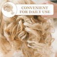 thumbnail image 3 of ADDHAT 1Par Moño Falso Beige Con Extensiones Fácil De Usar Para Peinados Y Diarios, 3 of 7