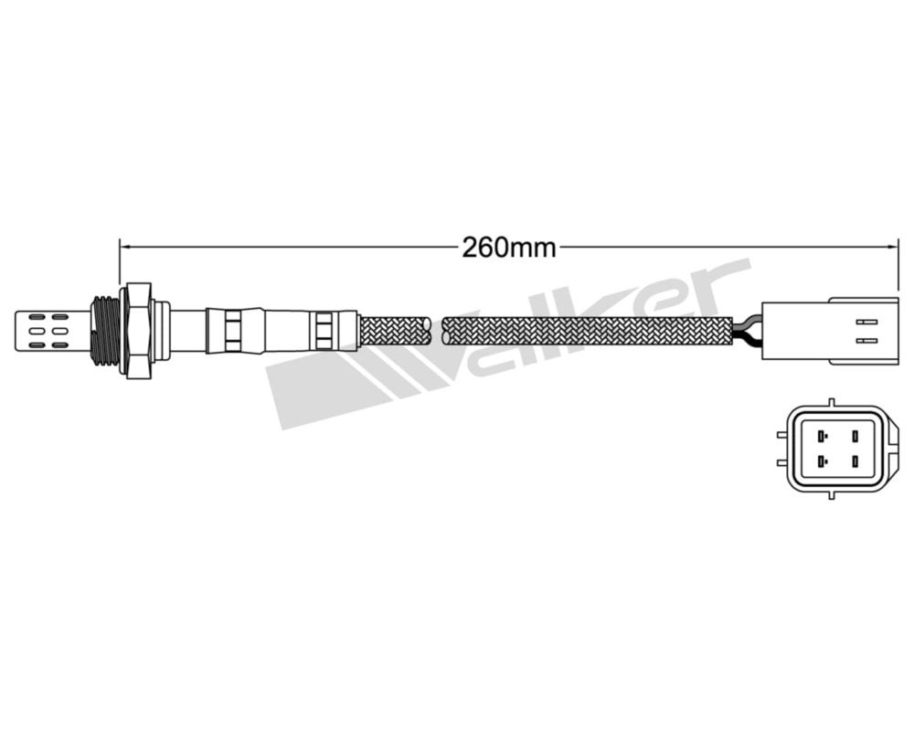 Walker 250-24357 Walker Products 250-24357 Oxygen Sensor 4-W Direct Fit Fits select: 1998-2000 HYUNDAI ELANTRA, 1998-2001 HYUNDAI TIBURON