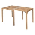 thumbnail image 2 of Riviera Extendable Dining Table Natural Dining Table, Modern Style, Solid Acacia Wood rectangular shape tabletop, Solid Acacia Wood, Outdoor Dining, 2 of 12