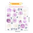 thumbnail image 6 of Watercolor Peony Flowers Wall Sticker, Floral Peonies Wall Decals, Creative Peony Bouquet Flowers Removable Peel and Stick Rose W, 6 of 7