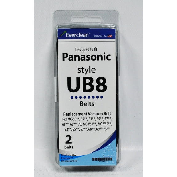 Generic Panasonic Style UB8 Vacuum Belts 2 Pack