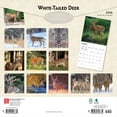 thumbnail image 2 of White Tailed Deer | 2026 12x24" (Hanging) Square Wall Calendar | Plastic-Free, 2 of 9