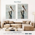 thumbnail image 4 of Elephant Stock Classic Brown Pelican Wall Art - Vertical Canvas Wall Art - Living Room Wall Decor - Animal Canvas - Brown And Blue Decor By Stellar Design Studio - 34" x 51", 4 of 8