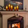 thumbnail image 2 of IMAGE Flickering Flameless Candles Battery Operated, Acrylic Shell Pillar 3D Wick LED Candles with 10-Key Remote Control Timer for, 2 of 9