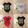 thumbnail image 5 of Combinaisons Bébé Fille Garçons Coton Mélange Nana Lettre Imprimée, 5 of 5