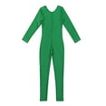 thumbnail image 5 of Alvivi Girls Long Sleeves Ballet Dance Gymnastics Leotard Jumpsuit Unitard Dancewear 3-14 Green 5-6, 5 of 7