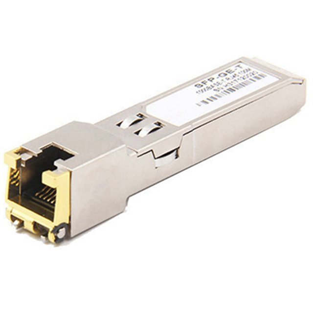 Module SFP RJ45 Commutateur Gbic 10/100/1000 Connecteur SFP Cuivre RJ45 SFP Module Gigabit Ethernet Port 2Pcs
