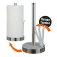 thumbnail image 6 of Kitchen Details Paper Towel Holder with Deluxe Tension Arm in Black, 6 of 7