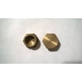 thumbnail image 2 of 1/2” Male Plug Fittings Thread Brass Hex Head Pipe Cap Stopper Cover, 20 PCS, 2 of 3