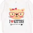 thumbnail image 3 of Inktastic Cat Lover I Love Kitties Toddler Sweatshirt, 3 of 4