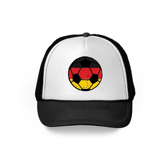 Awkward Styles Germany Soccer Ball Hat German Soccer Trucker Hat Germany 2018 Baseball Cap Germany Trucker Hats for Men and Women Hat Gifts from Germany German Baseball Hats German Flag Baseball Hat