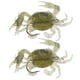 thumbnail image 2 of 3 Opciones de 7,5 cm Cangrejo de Señuelos, Silicona 3pcs Señuelo de Pesca en mar, Para Pesca en el Mar de la Pesca Salvaje, 2 of 7