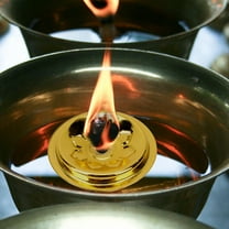 NICEXMAS Oil Wicks Floats Oil Candles Wick Disc Holder Oil Lamp Wick Oil Float Wick Burner