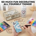 thumbnail image 5 of Bedazzling Kit 42 Colors, Bedazzler Kit with 42000Pcs Rhinestones, Tweezer, 3Pcs Jewelry Glue, Dotting Pen and Tray, 3mm Crystal Bedazzle Kits for Bedazzled Gems Nail Art Crafting, 5 of 8