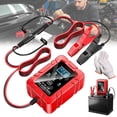 thumbnail image 1 of 6V 12V Automatic Intelligent Recognition Charger, Smart Pulse Battery Charger & Repairer with LED Display, Trickle Chargers for Car, Motorcycle & Marine Batteries,Red, 1 of 7