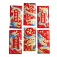 thumbnail image 3 of 6 unidades de Sobres rojos de año Nuevo Chino Sunnimix Sobres autosellantes para Dinero Hong Bao Estilo A, 3 of 8