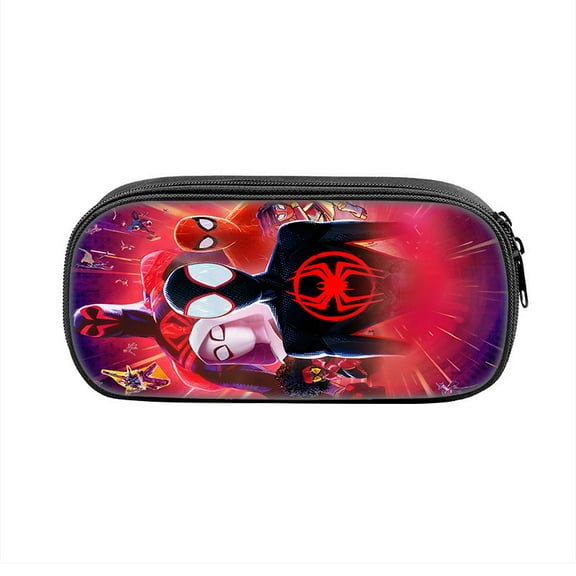 Spiderman Pencil Case, Cartoon Large Capacity Pencil Pouch Organizer, Aesthetic Pen Storage Bag for Office, Home & Everyday Use with Smooth Zipper