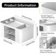 thumbnail image 2 of 1 Uds Organisateur Crayon Enfant Pour Papeterie (blanco), Multifonctionnel Rangement Bureau,organisateur De Bureau Multifonctionnel,organisateur De, 2 of 5
