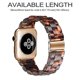 thumbnail image 5 of Compatible con Apple Watch Strap42-44mm Series 5/4/3/2/1, accesorio de correa de reloj de repuesto de pulsera de resina delgada, 5 of 5