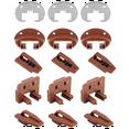 thumbnail image 1 of 6 Sets Drawer Guide Kit, Drawer Parts Drawer Slide Track Guide Repair Kit Dresser Drawer Center Mount Drawer Slides, 1 of 6