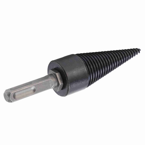 Broca para divisor de troncos para leña, juego de brocas para divisor de troncos con cuadrado, Herramienta de tornillo para destornillador de divisor de madera