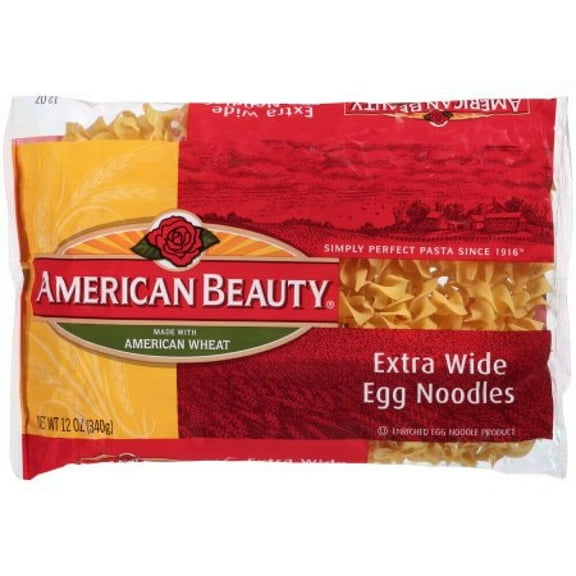 American Beauty Extra Wide Egg Noodles (Pack of 2)