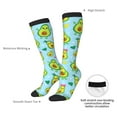 thumbnail image 4 of Naloa Cartoon Avocado Thigh High Socks Extra Long Stretchy Sock Women Over Knee High Opaque Stocking Daily Wear, 4 of 6